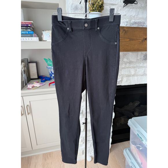 Hue Women's Black Essential Denim Straight Leg Leggings Size S - Picture 5 of 7